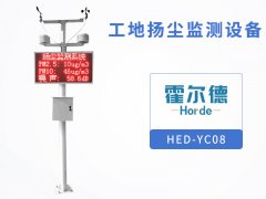 工地揚塵監測設備，可自動檢測揚塵排放數據